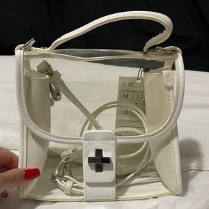 NWT Zara clear bag